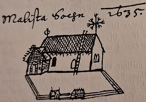 Malsta kyrka, interno