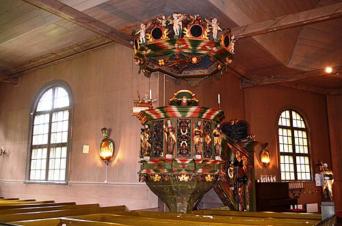 Nordmarks kyrka, intérieur