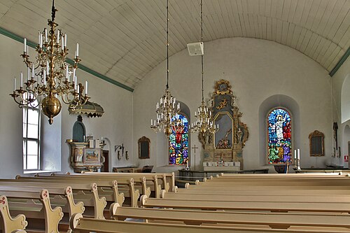 Räpplinge kyrka, interno