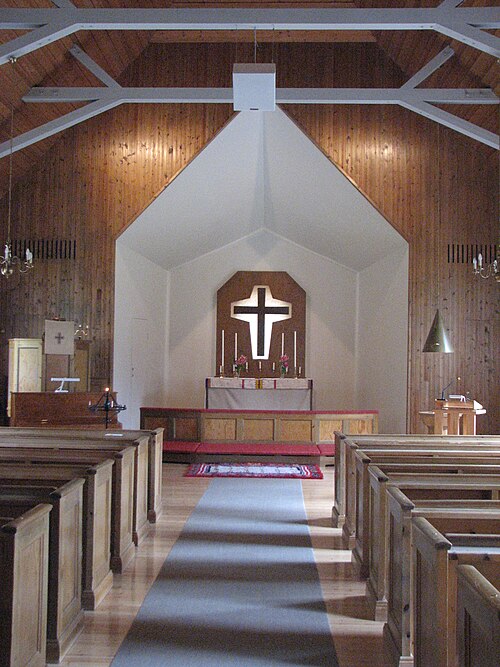 Slagnäs kyrka, intérieur