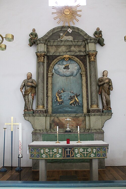 Halltorps kyrka, interno