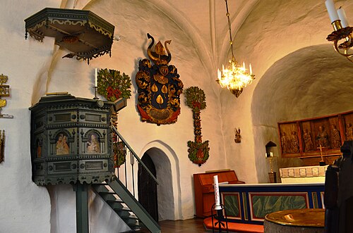 Tumbo kyrka, interno
