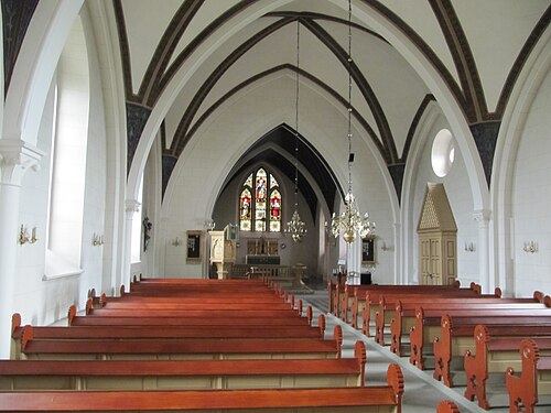 Västra Sönnarslövs kyrka, intérieur