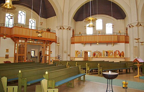 Örsjö kyrka, interno