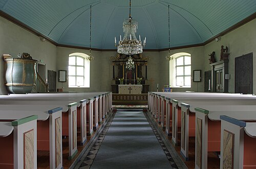 Eggby kyrka, interno