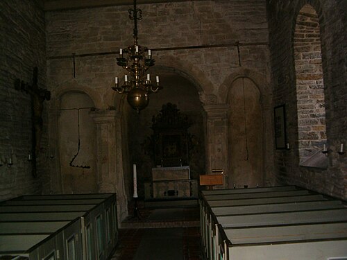 Borrie kyrka, intérieur