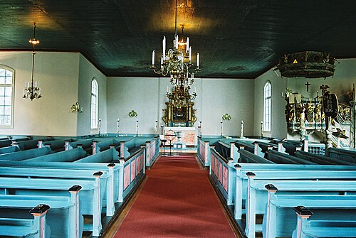 Laxarby kyrka, intérieur