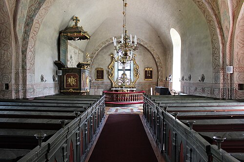 Lohärads kyrka, interno