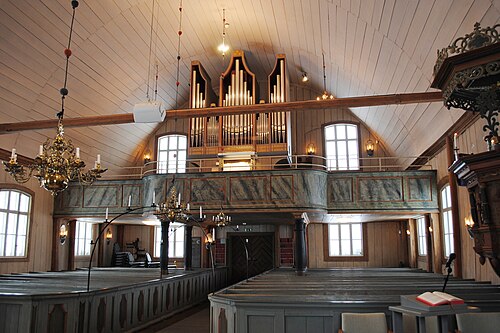Mockfjärds kyrka, intérieur