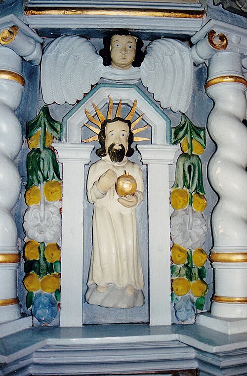 Böja kyrka, interno