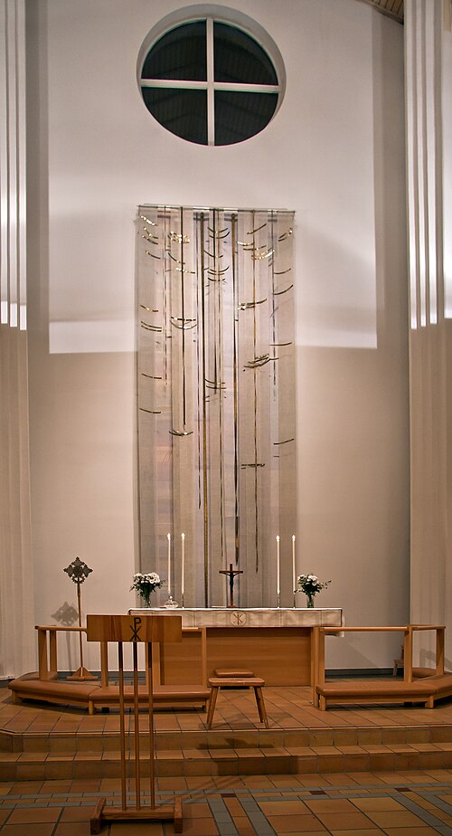 Lötenkyrkan, interno