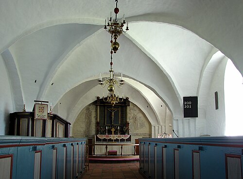 Ivö kyrka, interno