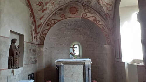 Skälvums kyrka, interno