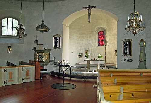 Hagby kyrka, intérieur