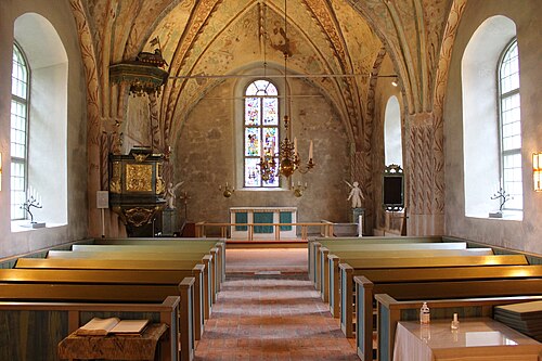 Österunda kyrka, interno