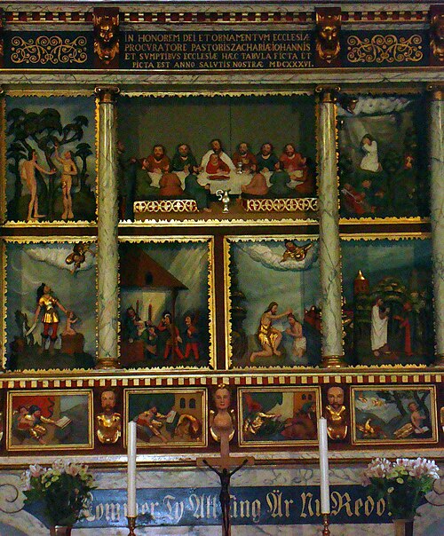 Hakarps kyrka, interno