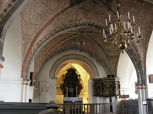Östra Hoby kyrka, intérieur