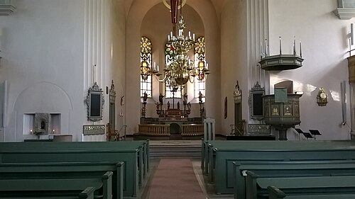 Gränna kyrka, interno