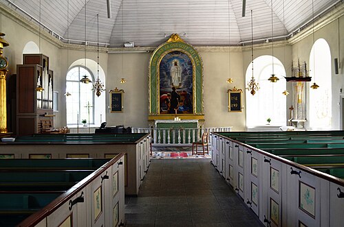 Herrestads kyrka, interno