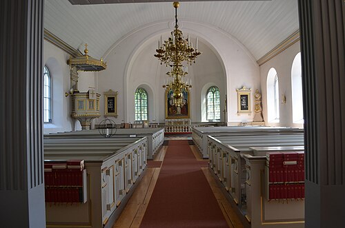 Hångers kyrka, intérieur