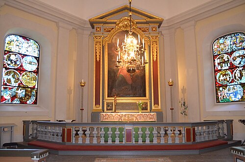 Mjölby kyrka, interno
