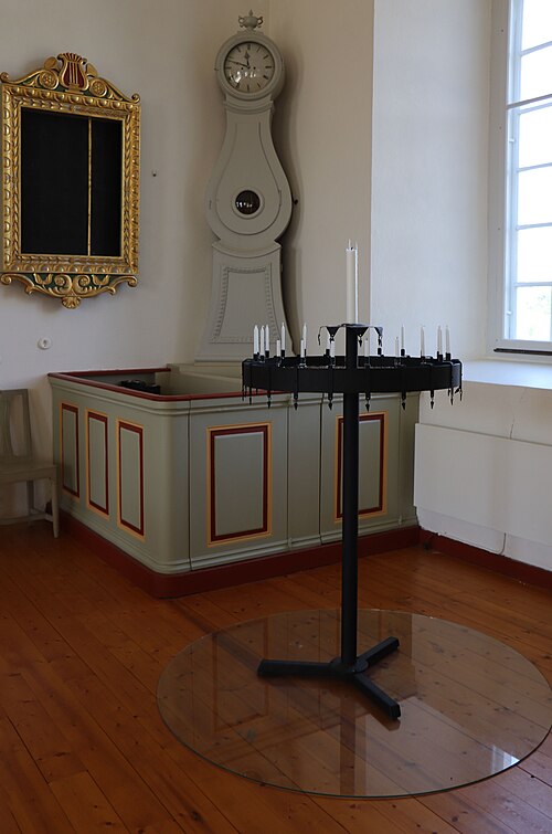 Sjösås nya kyrka, interno