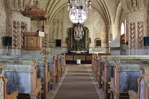 Riala kyrka, interno