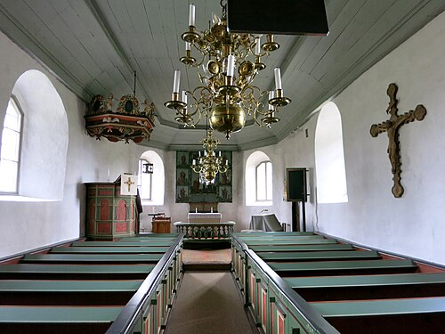 Siene kyrka, interno