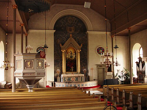 Västra Ryds kyrka, interno