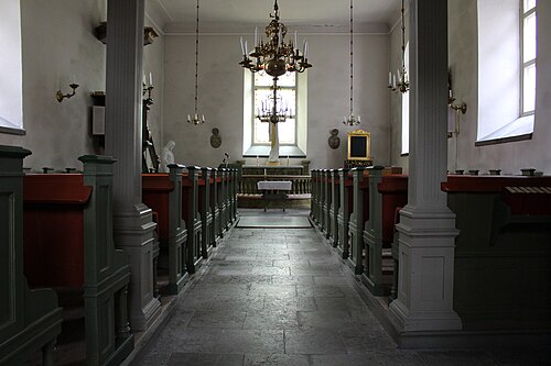Ålands kyrka, interno