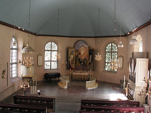 Christinae kyrka, interno