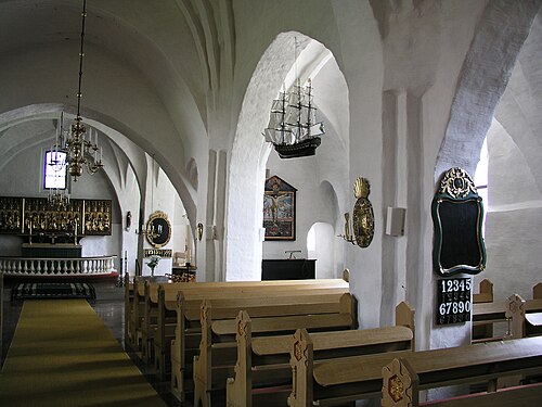 Drothems kyrka, interno