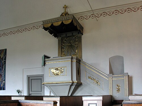 Lunda kyrka, interno