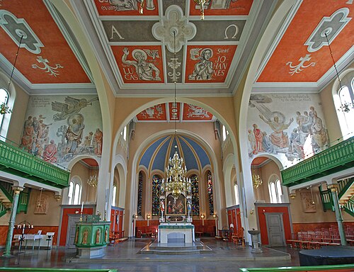 Nora kyrka, interno
