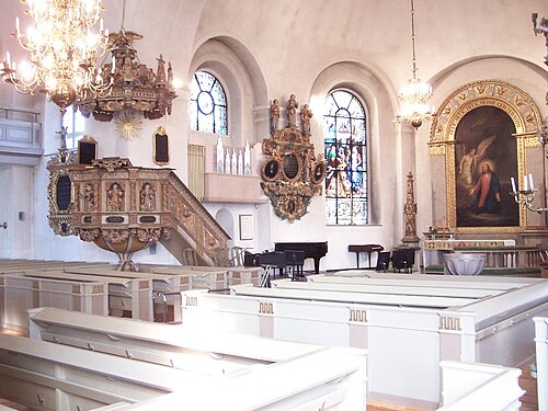Ulrika Eleonora kyrka, interno