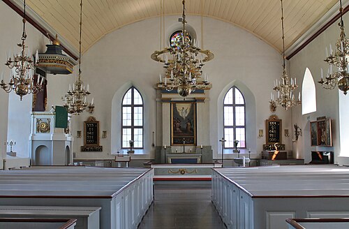 Torslunda kyrka, interno