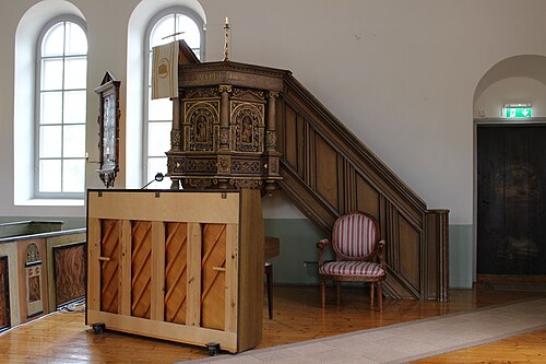Hasslövs kyrka, interno