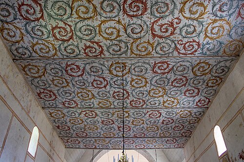 Garde kyrka, interno