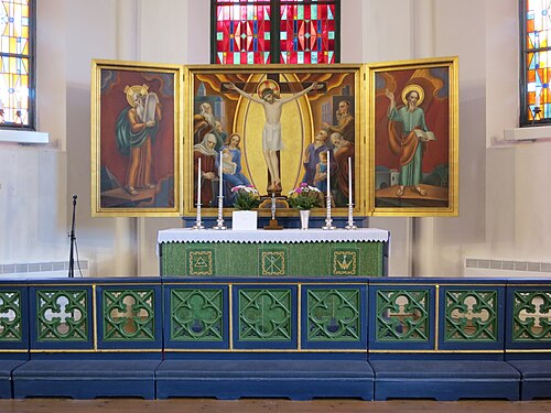 Trollhättans kyrka, interno