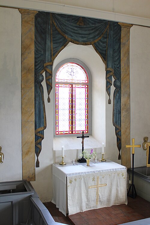 Vada kyrka, intérieur