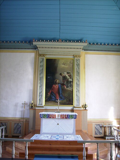 Hova kyrka, interno