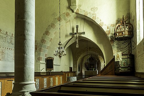 Gerums kyrka, interno
