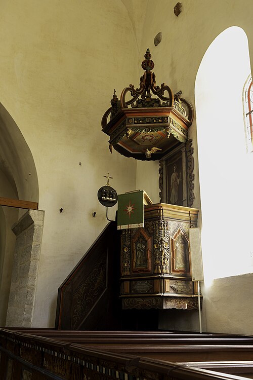 Valls kyrka, interno