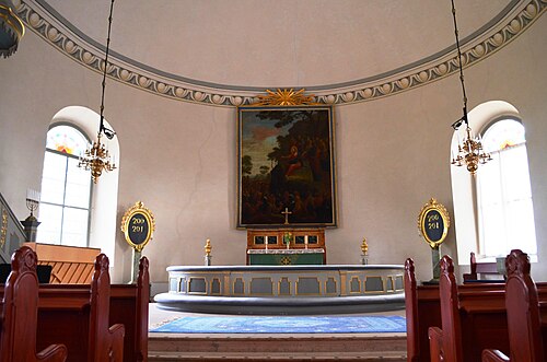 Törnevalla kyrka, interno