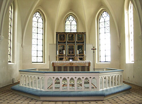 Uppåkra kyrka, intérieur