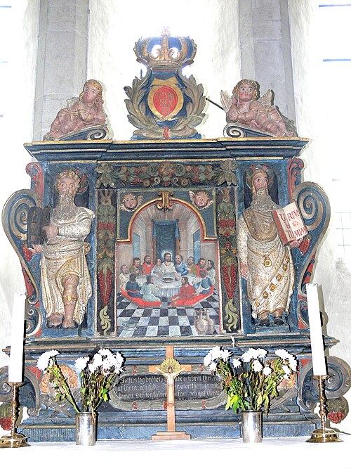 Boge kyrka, interno