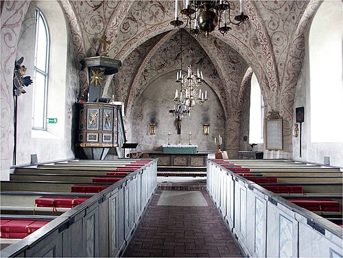 Häggeby kyrka, interno