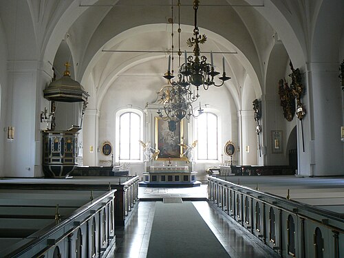Kimstads kyrka, interno