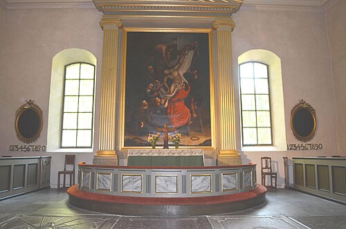 Normlösa kyrka, interno