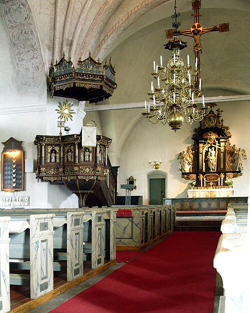 Rättviks kyrka, interno